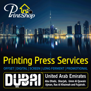 All Kinds Of Printing Press Services In Dubai – U.A.E.