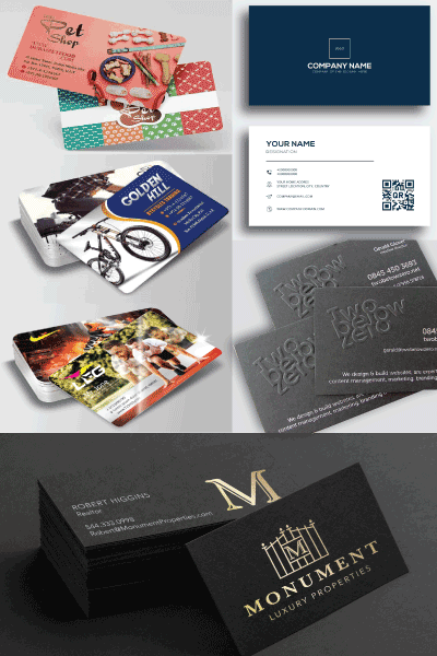 premium business card design and printing