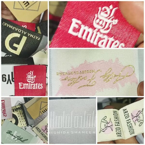 Damask Woven Labels