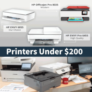 Top 4 Printer Under $200: Best Budget Picks